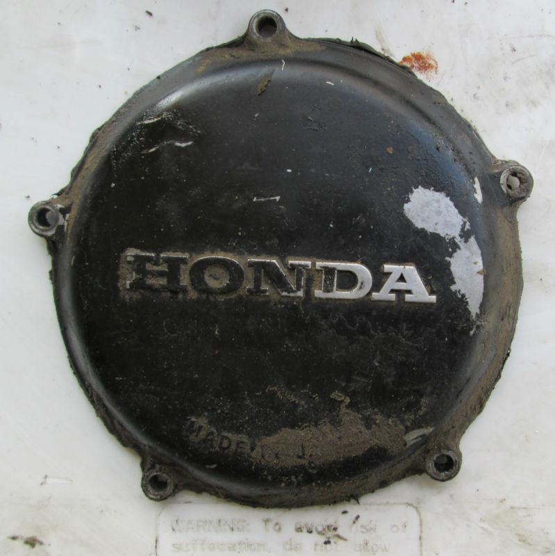 1984 honda atc 250 r outer clutch inspection cover  fair condition 