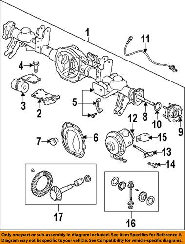 Mopar oem 6501979 axle housing-wire harness screw