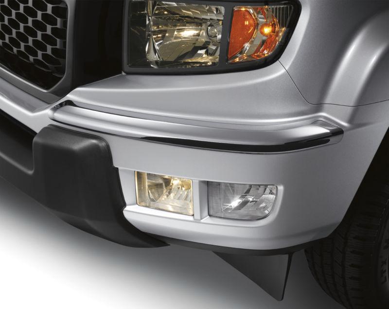 New genuine honda ridgeline front / rear chrome bumper trim kit 2009 to 2014