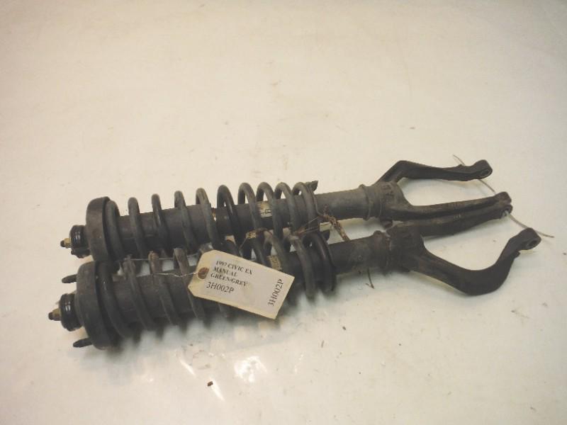 1997 honda civic ex front shock spring suspension pair oem 1996 1998