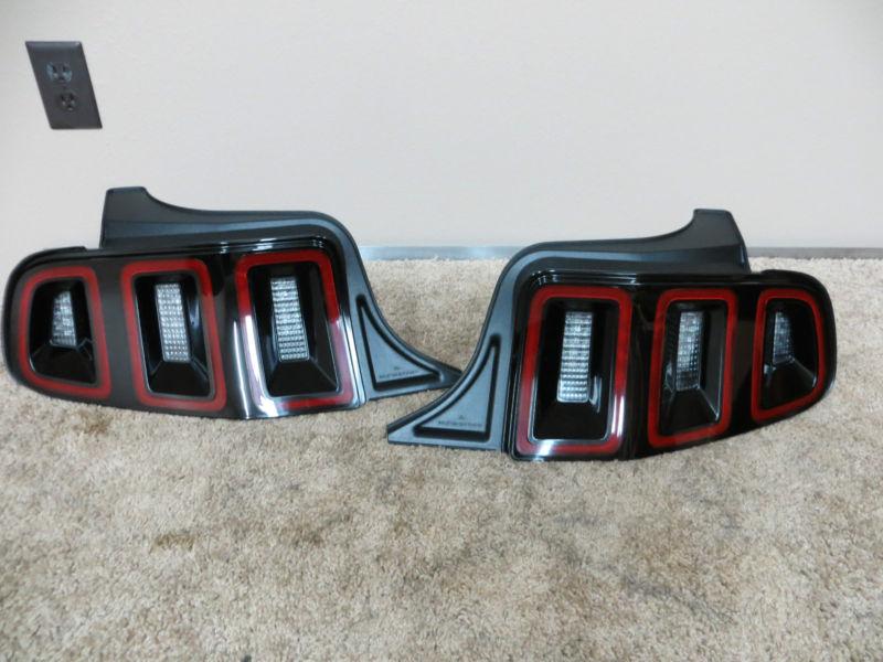 11 13 mustang gt500 cobra shelby lh/rh pair led taillight lamp oem factory ford