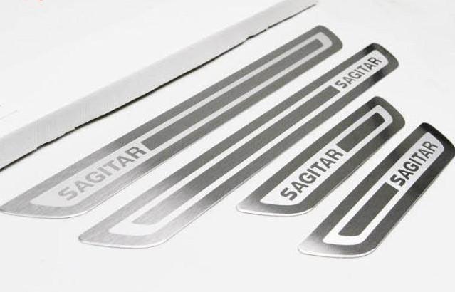 New stainless door sill scuff plate for volkswagen sagitar 2012 ds5