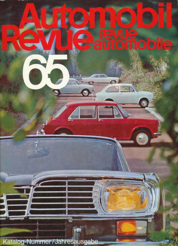 1965 automobil revue