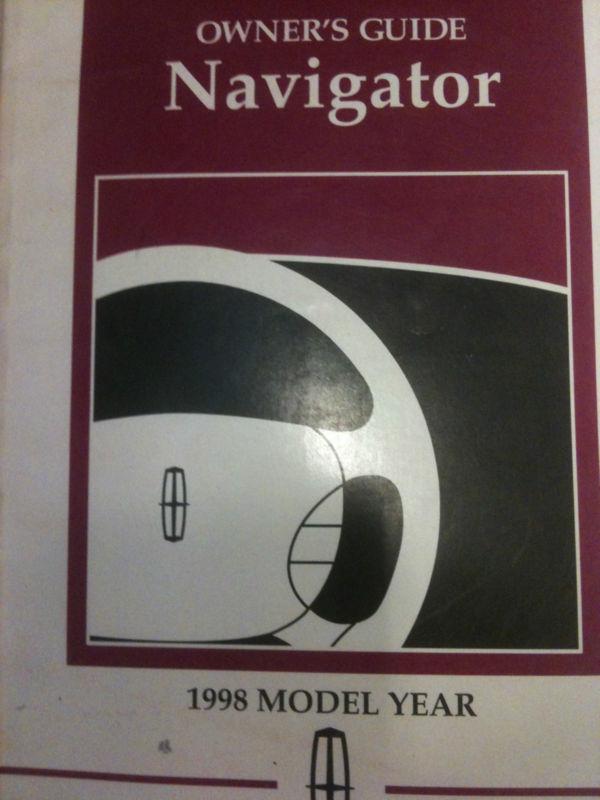 Owners manual 1998 lincoln navigator