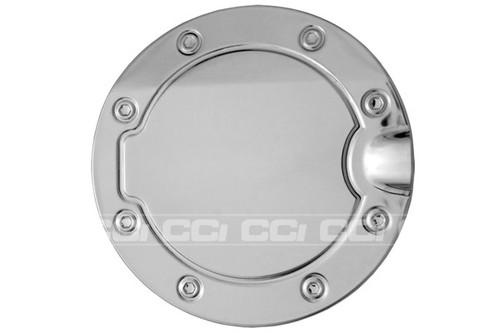 Cci gdc12 - 05-09 ford mustang chrome stainless steel gas cap cover 1 pc for car