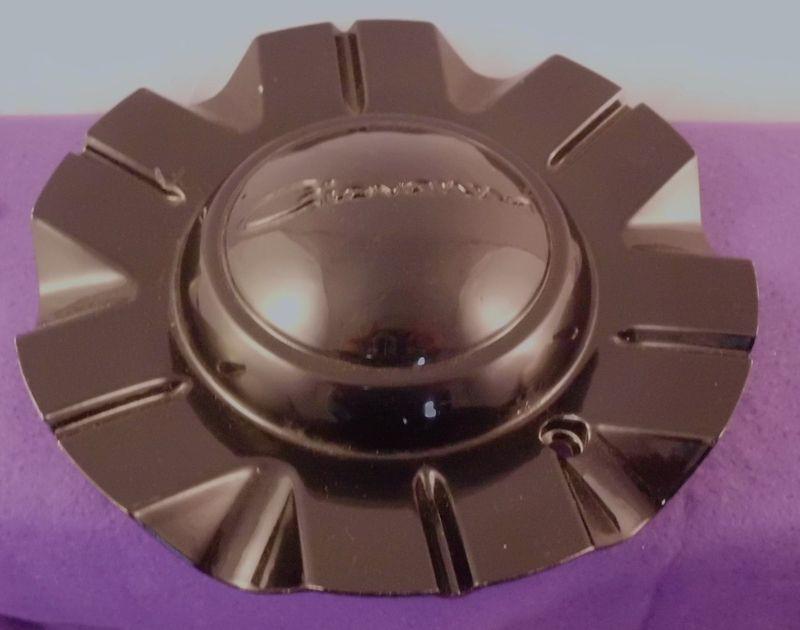 Giovanna black custom wheel center cap (1) - p/n 99-20119