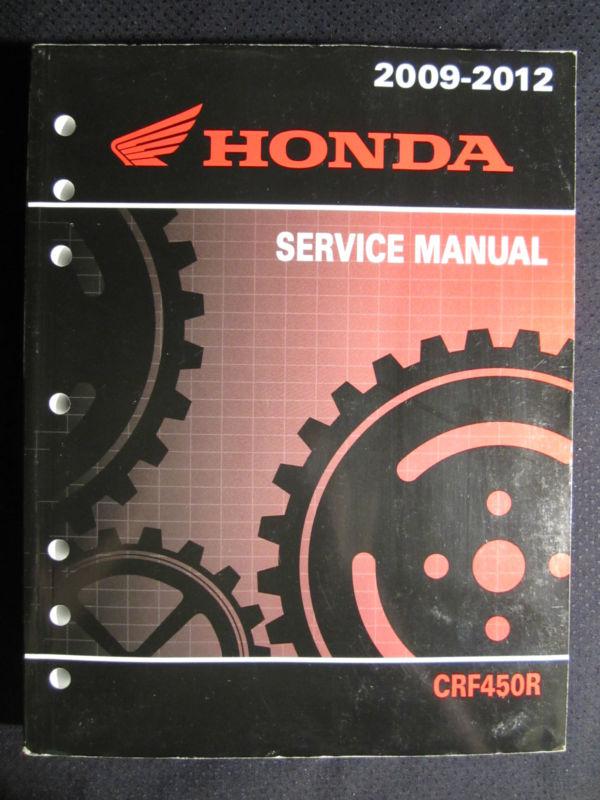 2009-2012 honda motorcycle crf450r service shop manual bike crf450 r 2011 2010