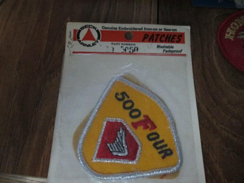  honda 500 four 1970's patch new old stock 