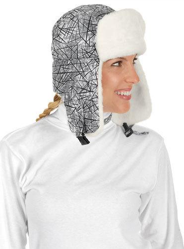 Choko fun-fur trapper snowmobile hat ice pick xs/small