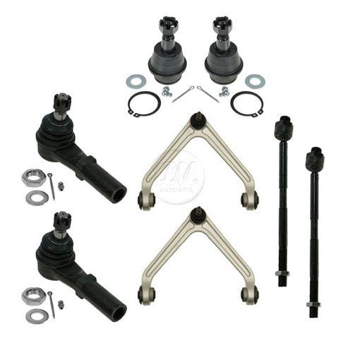 Front control arms ball joints tie rods kit set of 8 for 02-05 ram 1500 pickup