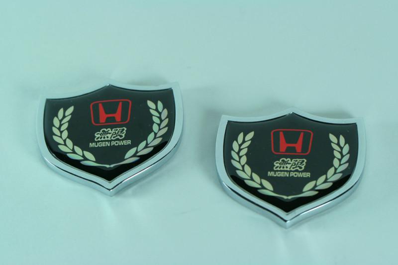 Honda mugen exquisite label logo of top quality zinc alloy badge car  exterior