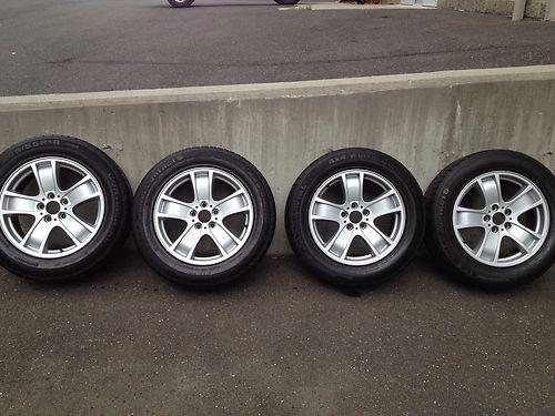 4 snow tires  255/55r18 continental 4x4 winter contact wheels and tires