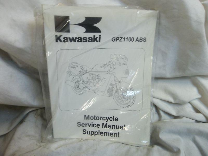 1996 kawasaki gpz1100 abs zx1100-f1 oem service manual supplement *b44b