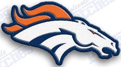 Denver  broncos  iron on embroidery patch football nfl patches embroidered 