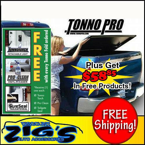 Tonnopro tri-fold tonneau cover for 09-13 ford f-150 8' bed w/out utility track