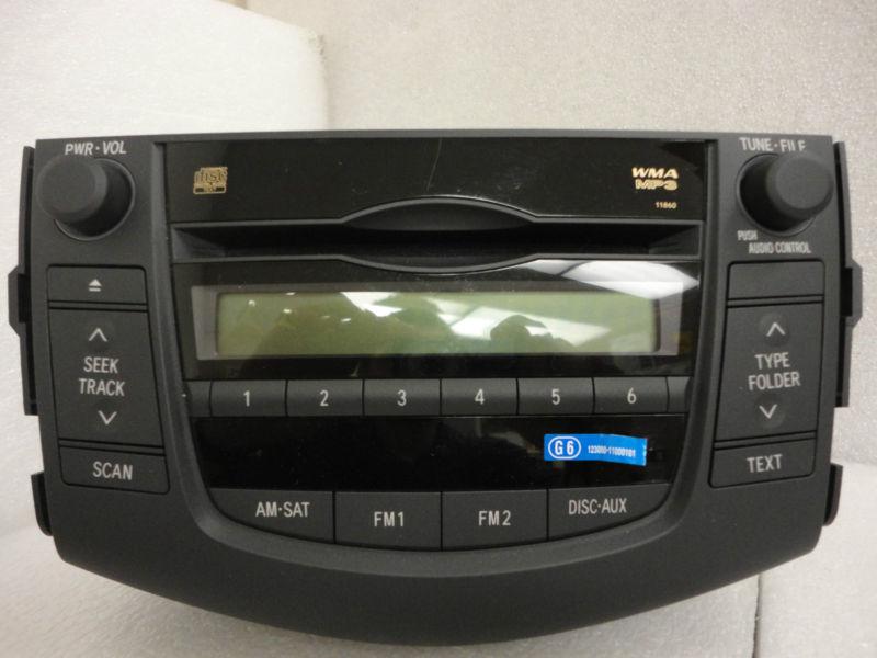 2011 toyota rav4 jbl radio single cd changer player oem factory 86120-0r071 mp3 
