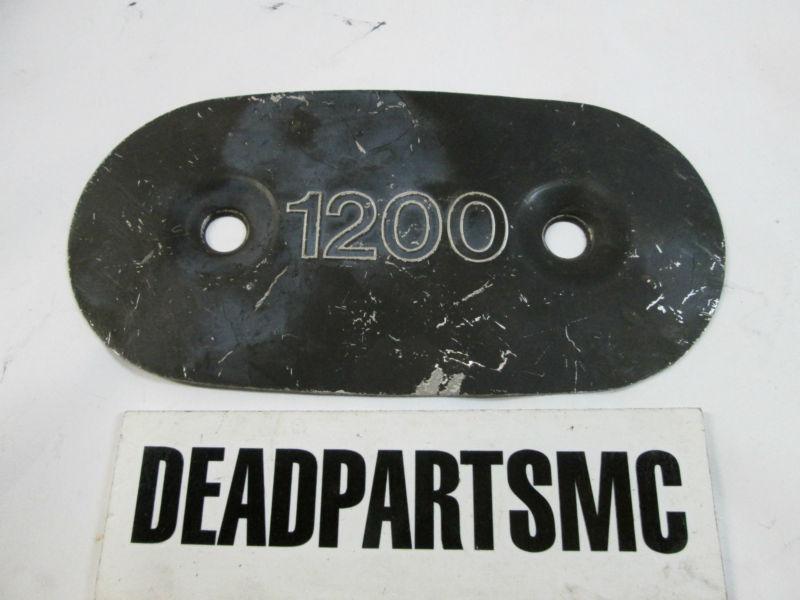 Harley 1200 oval air cleaner filter cover insert trim plate