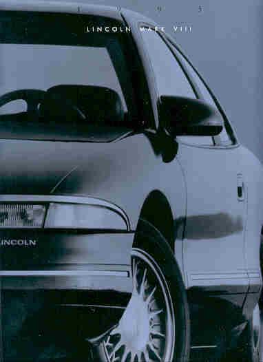 1993 lincoln mark viii brochure