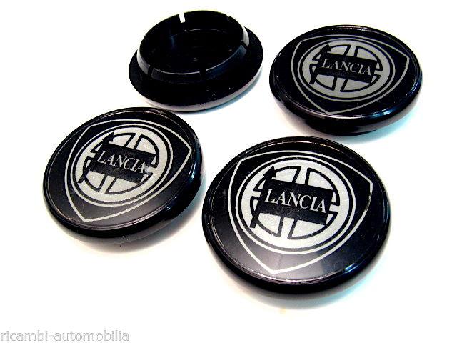Lancia delta integrale center wheel cap set new