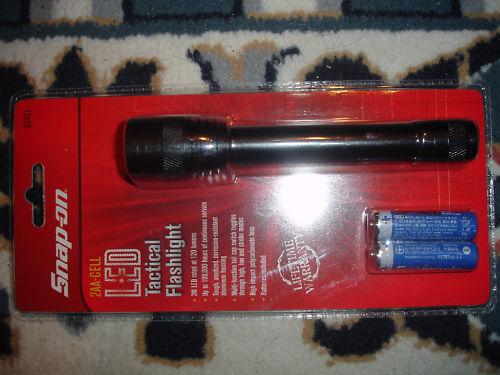 Snap on 2 aa-cell led tactical flashlight 92402 garage 