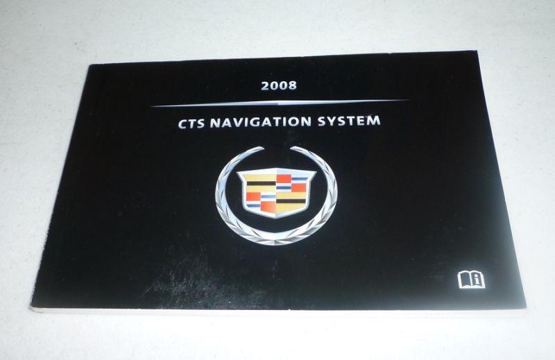 2008 cadillac cts navigation system owners manual 08