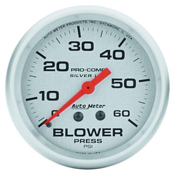 Auto meter 4602 ultra lite 2 5/8" blower pressure gauge 0-60 psi