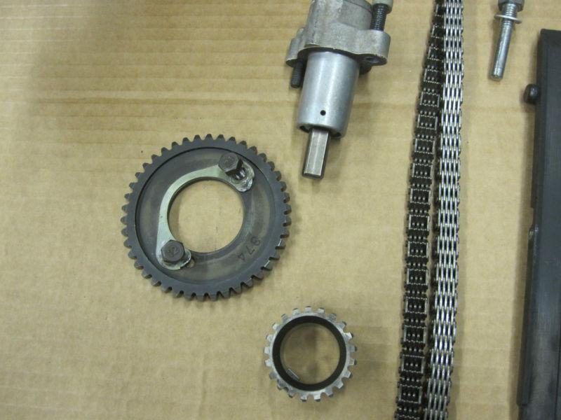 1987 suzuki lt300e timing chain and gear assembly