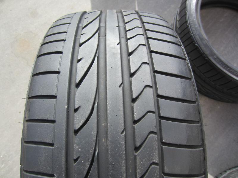4 used bmw tires 225/40/18 & 255/35/18 bridgestone potenza re050 rft run flat