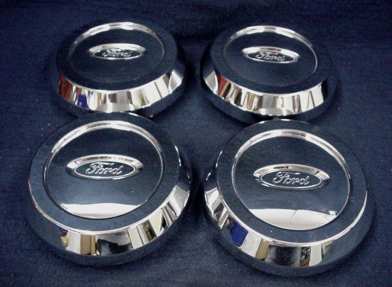 Ford van e150 04-06 chrome center caps - set of 4 - fits the 16" 6 spoke wheel