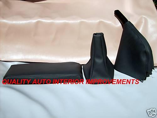 86 .5 to 92 supra 3 piece set shift & hand brake boot + center armrest lid cover