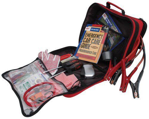 Aaa 70-pc explorer road assistance kit (triple a, lifeline) first aid & more