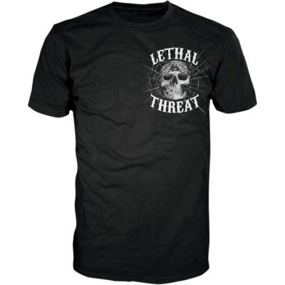 Lethal threat hard luck biker t-shirt black large l lt20193l