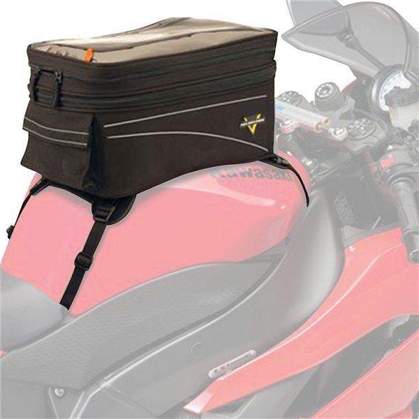 Black nelson rigg classic series cl-903 expandable strap mount tank/tail bag