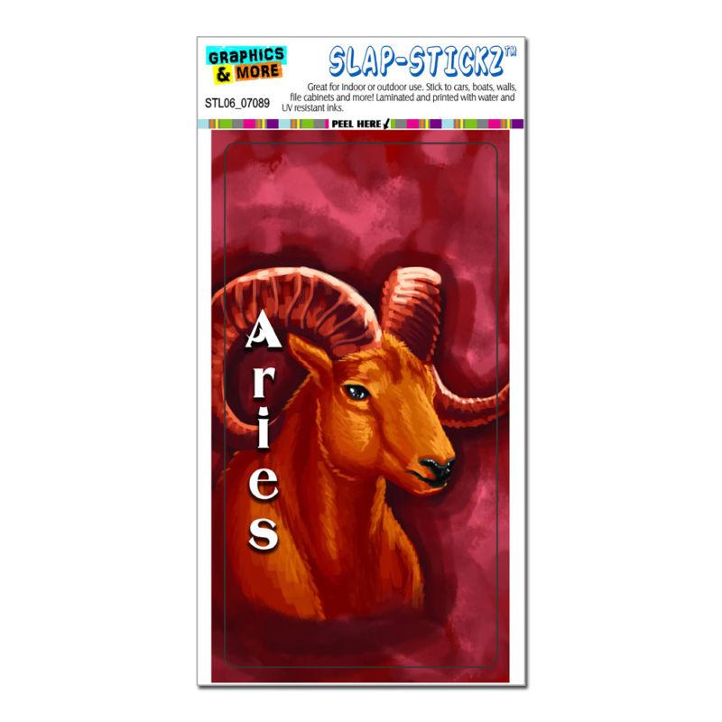 Aries ram zodiac - astrological sign astrology - slap-stickz™ bumper sticker
