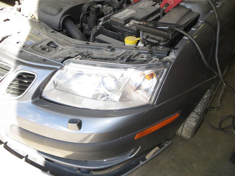 Driver side (left) head light for a 2007 saab 9-3 w/o hid