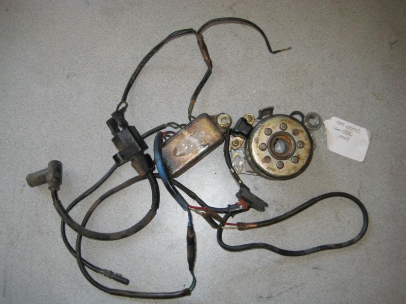 Honda cr250 ignition assembly with flywheel,  stator, cdi and coil