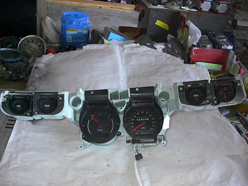 74-77 chevy monte carlo chevelle s-3 laguna gauge cluster with clock