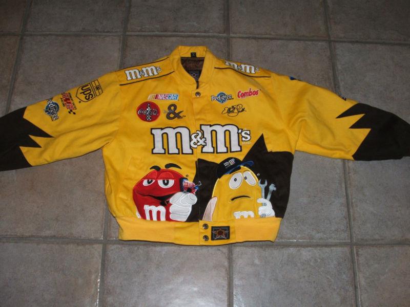 M&ms racing race jacket coat nascar imca nhra chevy ford mopar drag f1 kart nova