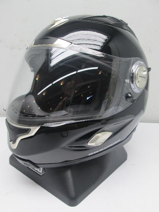 Scorpion exo-1000 black motorcycle helmet large