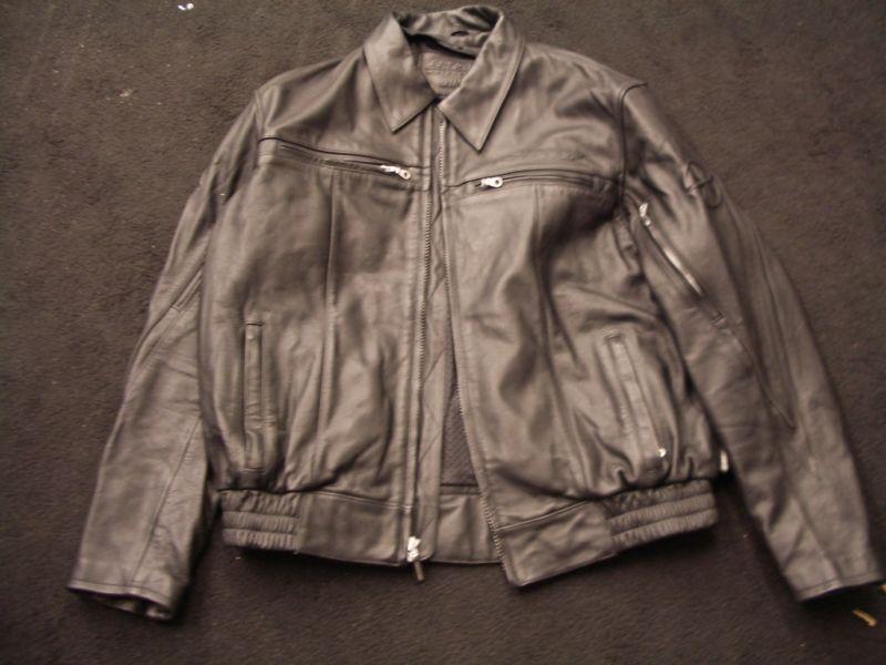 Yamaha star black leather jacket size xl