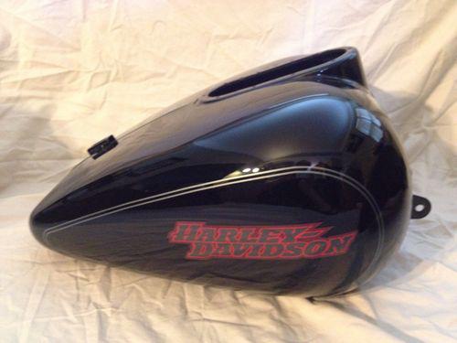 Harley-davidson flhti vivid black paint set tank fairing saddlebags front fender