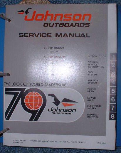 *1979 johnson 70hp-75hp models service manual (super nice)