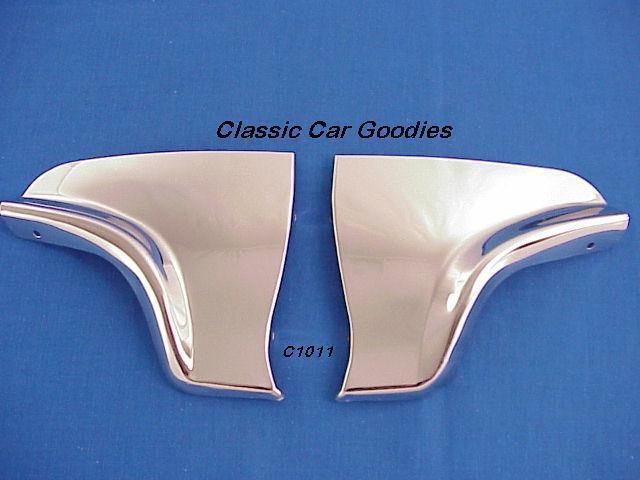 1961 chevy fender skirt scuff pads ss impala belair