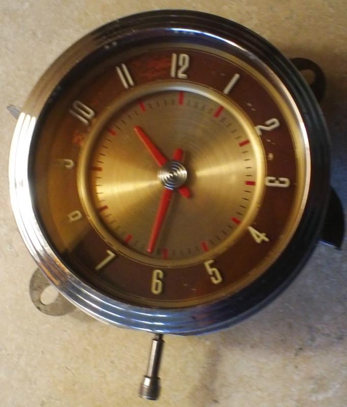 Super rare ! reconditioned clock! 1946 1947 mercury