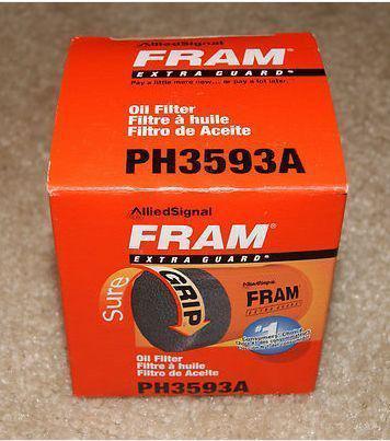 Fram ph3593a oil filter (lot 3) sure grip