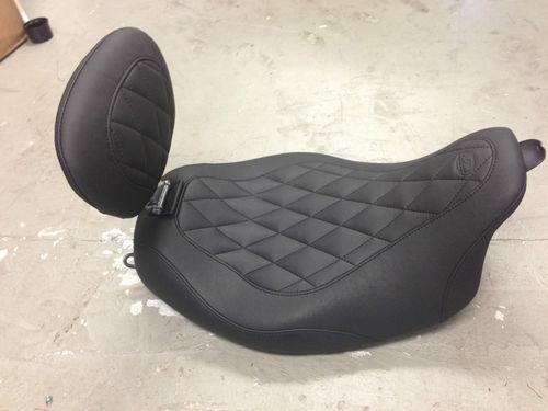 Harley davidson mustang solo tripper seat with backrest for touring