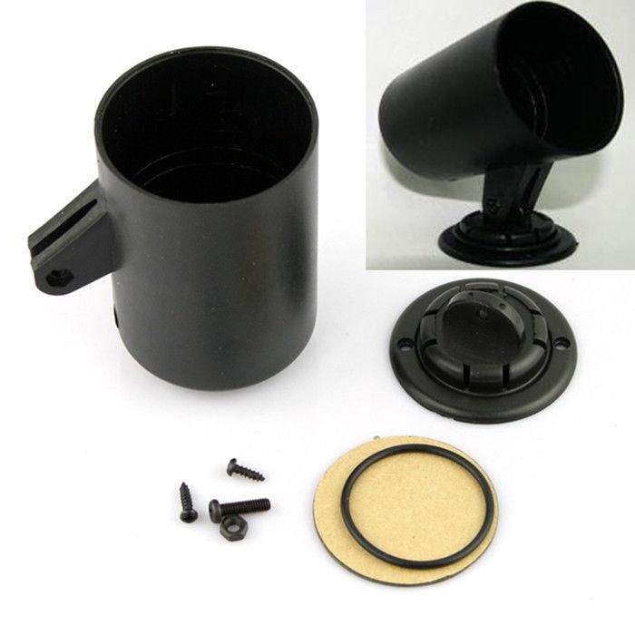 New universal black single motor mini 52mm swivel meter dash mount cup gauge pod