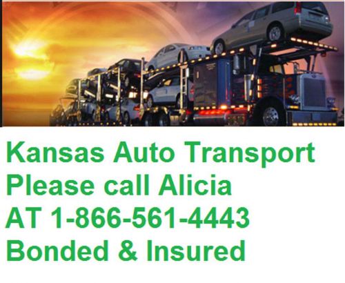Kansas auto transport $ 100 of with ad over $500