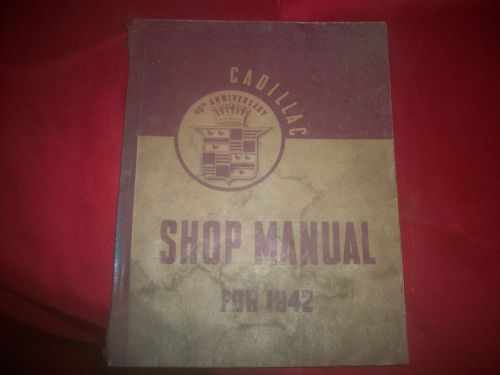 X 1942 cadillac shop manual