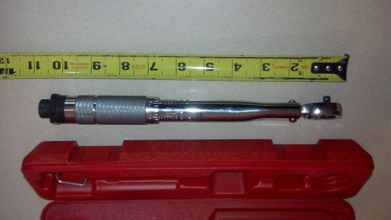 1/4 torque wrench click design lock in torque settings free shipping